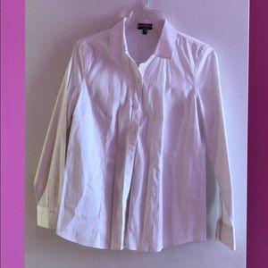 The Limited white button down shirt